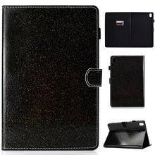 Load image into Gallery viewer, Varnish Glitter Powder Horizontal Flip Leather Case with Holder &amp; Card Slot, For Huawei MediaPad M6 8.4, For Huawei MediaPad M6 10.8, For Huawei MediaPad T3 7.0, For Huawei MediaPad T3 10.0, For Huawei MediaPad T5, For iPad 10.2 / 10.5, For iPad 2 / 3 ...