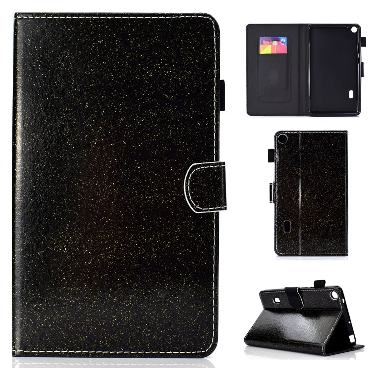 Varnish Glitter Powder Horizontal Flip Leather Case with Holder & Card Slot, For Huawei MediaPad M6 8.4, For Huawei MediaPad M6 10.8, For Huawei MediaPad T3 7.0, For Huawei MediaPad T3 10.0, For Huawei MediaPad T5, For iPad 10.2 / 10.5, For iPad 2 / 3 ...