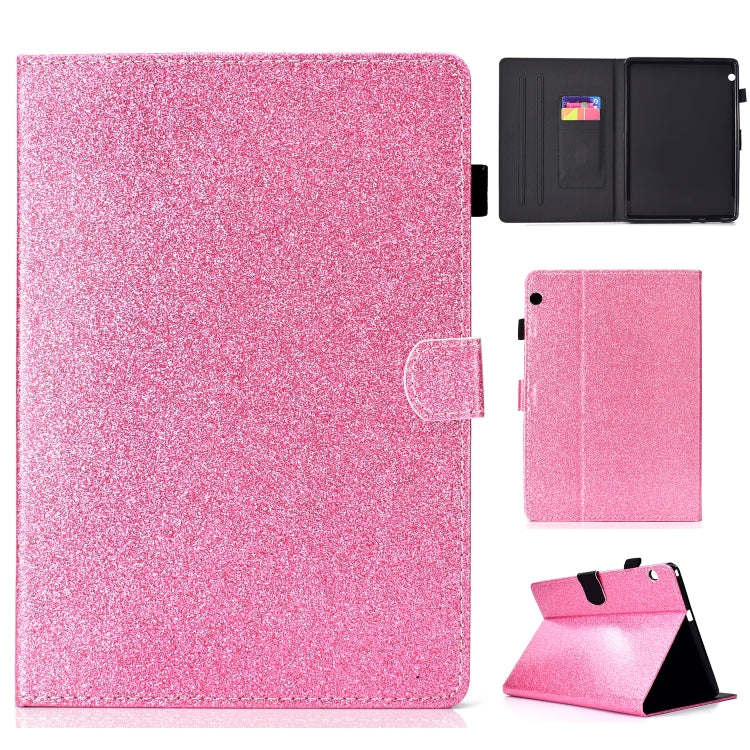 Varnish Glitter Powder Horizontal Flip Leather Case with Holder & Card Slot, For Huawei MediaPad M6 8.4, For Huawei MediaPad M6 10.8, For Huawei MediaPad T3 7.0, For Huawei MediaPad T3 10.0, For Huawei MediaPad T5, For iPad 10.2 / 10.5, For iPad 2 / 3 ...