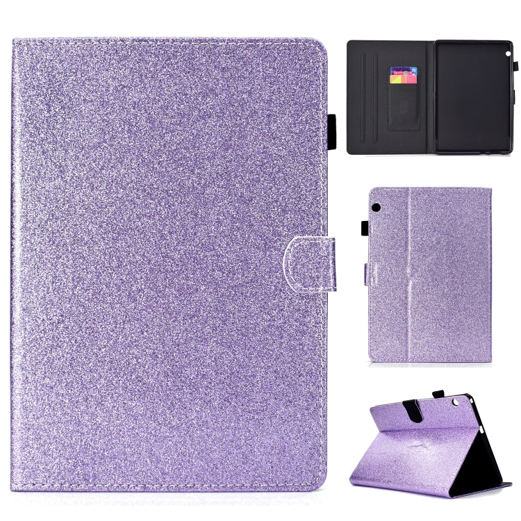 Varnish Glitter Powder Horizontal Flip Leather Case with Holder & Card Slot, For Huawei MediaPad M6 8.4, For Huawei MediaPad M6 10.8, For Huawei MediaPad T3 7.0, For Huawei MediaPad T3 10.0, For Huawei MediaPad T5, For iPad 10.2 / 10.5, For iPad 2 / 3 ...