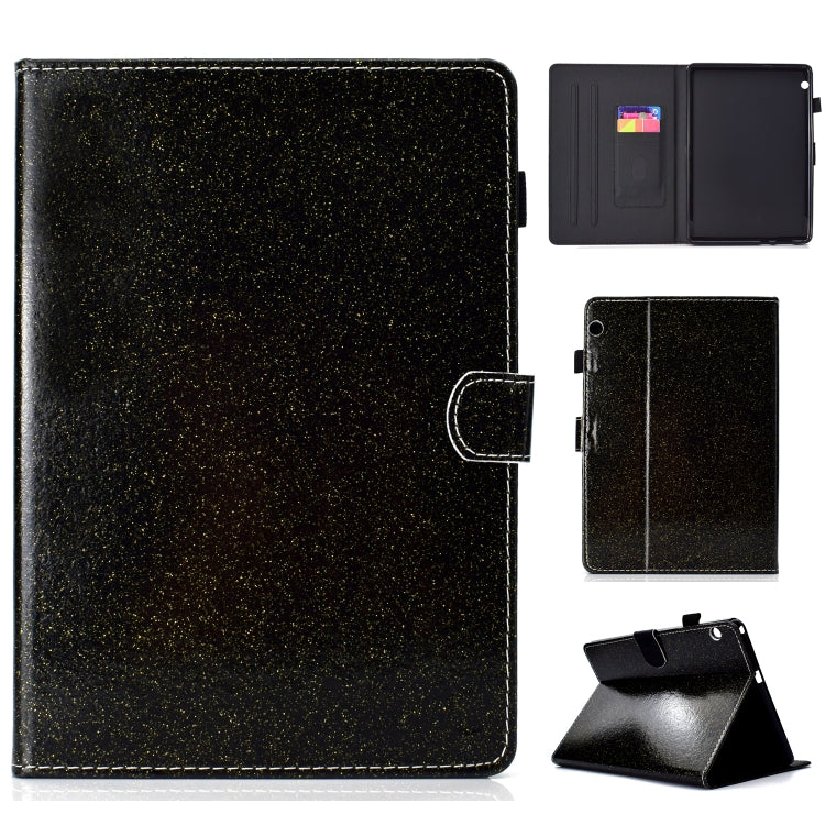 Varnish Glitter Powder Horizontal Flip Leather Case with Holder & Card Slot, For Huawei MediaPad M6 8.4, For Huawei MediaPad M6 10.8, For Huawei MediaPad T3 7.0, For Huawei MediaPad T3 10.0, For Huawei MediaPad T5, For iPad 10.2 / 10.5, For iPad 2 / 3 ...