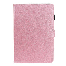 Load image into Gallery viewer, Varnish Glitter Powder Horizontal Flip Leather Case with Holder &amp; Card Slot, For Huawei MediaPad M6 8.4, For Huawei MediaPad M6 10.8, For Huawei MediaPad T3 7.0, For Huawei MediaPad T3 10.0, For Huawei MediaPad T5, For iPad 10.2 / 10.5, For iPad 2 / 3 ...