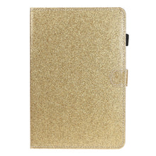 Load image into Gallery viewer, Varnish Glitter Powder Horizontal Flip Leather Case with Holder &amp; Card Slot, For Huawei MediaPad M6 8.4, For Huawei MediaPad M6 10.8, For Huawei MediaPad T3 7.0, For Huawei MediaPad T3 10.0, For Huawei MediaPad T5, For iPad 10.2 / 10.5, For iPad 2 / 3 ...