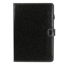 Load image into Gallery viewer, Varnish Glitter Powder Horizontal Flip Leather Case with Holder &amp; Card Slot, For Huawei MediaPad M6 8.4, For Huawei MediaPad M6 10.8, For Huawei MediaPad T3 7.0, For Huawei MediaPad T3 10.0, For Huawei MediaPad T5, For iPad 10.2 / 10.5, For iPad 2 / 3 ...