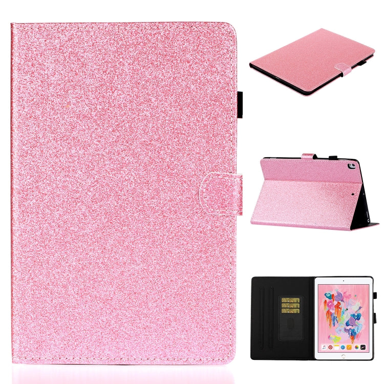 Varnish Glitter Powder Horizontal Flip Leather Case with Holder & Card Slot, For Huawei MediaPad M6 8.4, For Huawei MediaPad M6 10.8, For Huawei MediaPad T3 7.0, For Huawei MediaPad T3 10.0, For Huawei MediaPad T5, For iPad 10.2 / 10.5, For iPad 2 / 3 ...