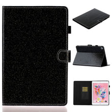 Load image into Gallery viewer, Varnish Glitter Powder Horizontal Flip Leather Case with Holder &amp; Card Slot, For Huawei MediaPad M6 8.4, For Huawei MediaPad M6 10.8, For Huawei MediaPad T3 7.0, For Huawei MediaPad T3 10.0, For Huawei MediaPad T5, For iPad 10.2 / 10.5, For iPad 2 / 3 ...