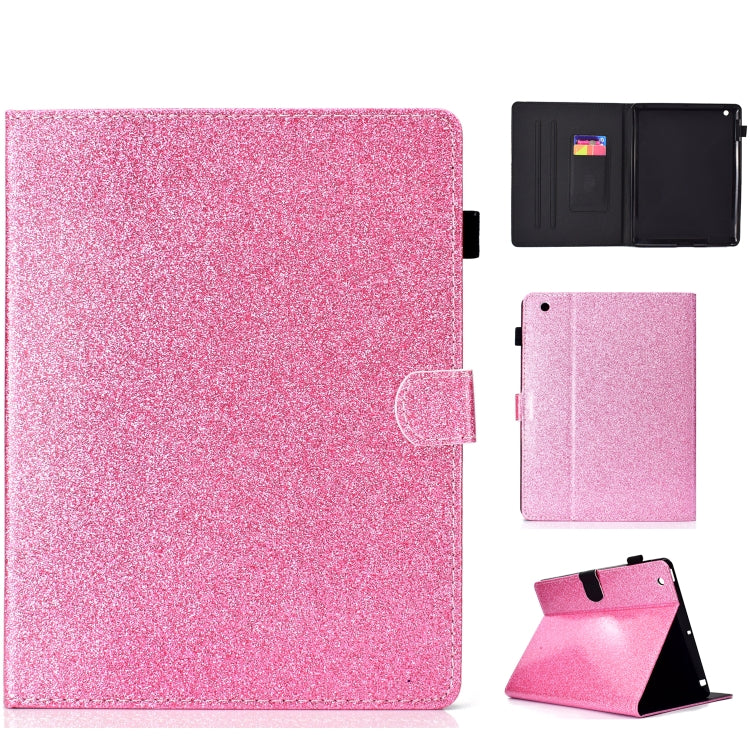 Varnish Glitter Powder Horizontal Flip Leather Case with Holder & Card Slot, For Huawei MediaPad M6 8.4, For Huawei MediaPad M6 10.8, For Huawei MediaPad T3 7.0, For Huawei MediaPad T3 10.0, For Huawei MediaPad T5, For iPad 10.2 / 10.5, For iPad 2 / 3 ...