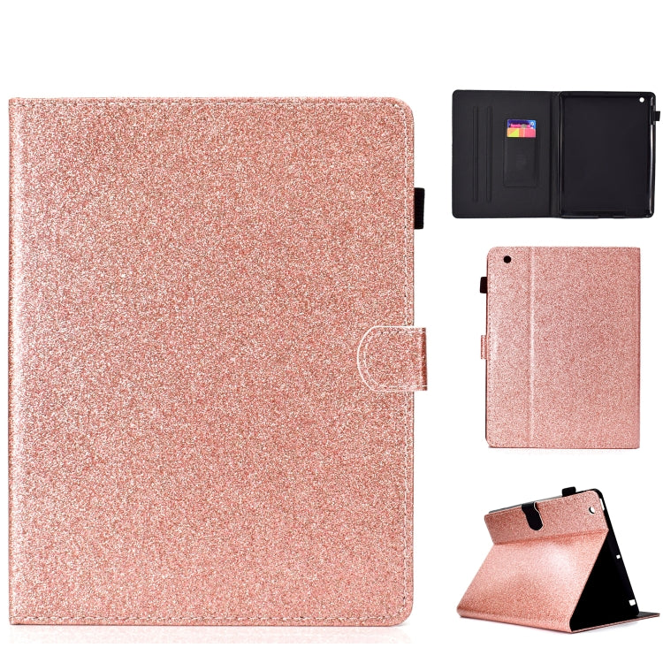 Varnish Glitter Powder Horizontal Flip Leather Case with Holder & Card Slot, For Huawei MediaPad M6 8.4, For Huawei MediaPad M6 10.8, For Huawei MediaPad T3 7.0, For Huawei MediaPad T3 10.0, For Huawei MediaPad T5, For iPad 10.2 / 10.5, For iPad 2 / 3 ...