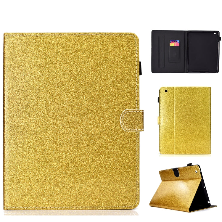 Varnish Glitter Powder Horizontal Flip Leather Case with Holder & Card Slot, For Huawei MediaPad M6 8.4, For Huawei MediaPad M6 10.8, For Huawei MediaPad T3 7.0, For Huawei MediaPad T3 10.0, For Huawei MediaPad T5, For iPad 10.2 / 10.5, For iPad 2 / 3 ...