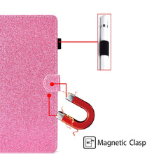 Load image into Gallery viewer, Varnish Glitter Powder Horizontal Flip Leather Case with Holder &amp; Card Slot, For iPad Mini 1/2/3/4/5, For iPad Pro 9.7, For iPad Pro 11 (2018)
