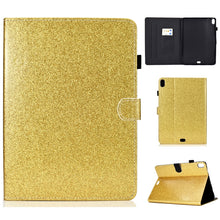 Load image into Gallery viewer, Varnish Glitter Powder Horizontal Flip Leather Case with Holder &amp; Card Slot, For iPad Mini 1/2/3/4/5, For iPad Pro 9.7, For iPad Pro 11 (2018)
