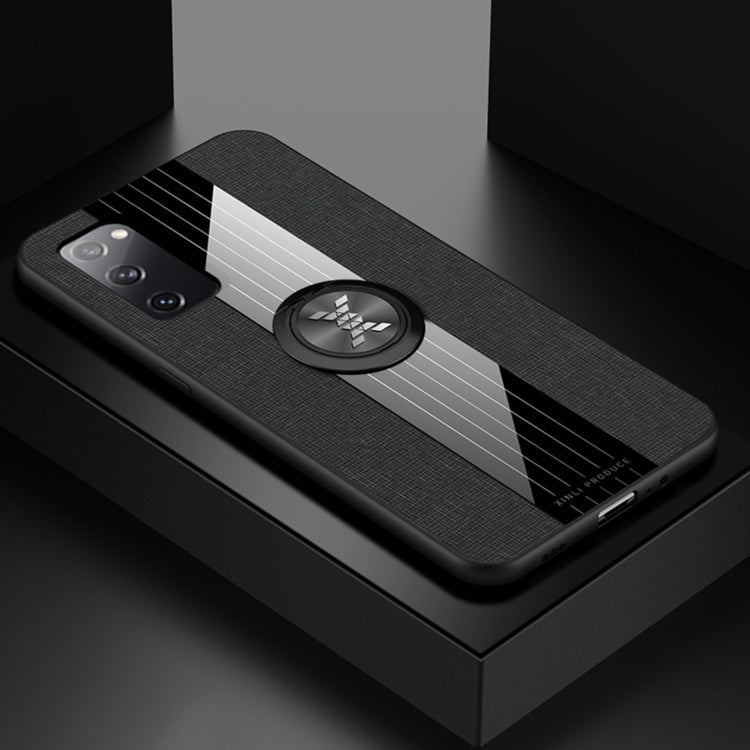 XINLI Stitching Cloth Textue Shockproof TPU Protective Case with Ring Holder, For Samsung Galaxy S20, For Samsung Galaxy S20 FE, For Samsung Galaxy S20+, For Samsung Galaxy S20 Ultra, For Samsung Galaxy S21 5G, For Samsung Galaxy S21 Ultra 5G          ...