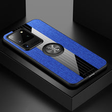 Load image into Gallery viewer, XINLI Stitching Cloth Textue Shockproof TPU Protective Case with Ring Holder, For Samsung Galaxy S20, For Samsung Galaxy S20 FE, For Samsung Galaxy S20+, For Samsung Galaxy S20 Ultra, For Samsung Galaxy S21 5G, For Samsung Galaxy S21 Ultra 5G          ...