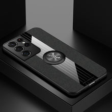 Load image into Gallery viewer, XINLI Stitching Cloth Textue Shockproof TPU Protective Case with Ring Holder, For Samsung Galaxy S20, For Samsung Galaxy S20 FE, For Samsung Galaxy S20+, For Samsung Galaxy S20 Ultra, For Samsung Galaxy S21 5G, For Samsung Galaxy S21 Ultra 5G          ...