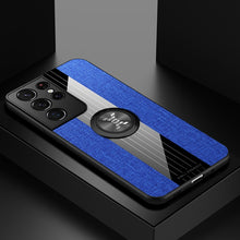 Load image into Gallery viewer, XINLI Stitching Cloth Textue Shockproof TPU Protective Case with Ring Holder, For Samsung Galaxy S20, For Samsung Galaxy S20 FE, For Samsung Galaxy S20+, For Samsung Galaxy S20 Ultra, For Samsung Galaxy S21 5G, For Samsung Galaxy S21 Ultra 5G          ...