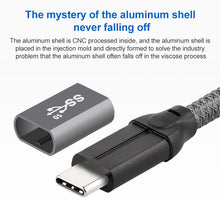 Load image into Gallery viewer, 100W USB-C / Type-C Male to USB-C / Type-C Male Full-function Data Cable with E-mark, 0.5m, 1m, 1.5m, 2m