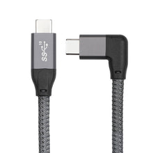 Load image into Gallery viewer, 100W USB-C / Type-C Elbow to USB-C / Type-C Male Full-function Data Cable with E-mark, 0.5m, 1m, 1.5m