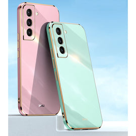 XINLI Straight Edge 6D Electroplate TPU Phone Case, For Samsung Galaxy S21 5G, For Samsung Galaxy S21+ 5G, For Honor X20, For Honor X20 SE, For Samsung Galaxy S21 Ultra 5G, For Xiaomi Mi Mix 4