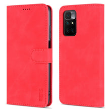 Load image into Gallery viewer, AZNS Skin Feel Calf Texture Horizontal Flip Leather Case with Card Slots &amp; Holder &amp; Wallet, For Xiaomi Redmi 10