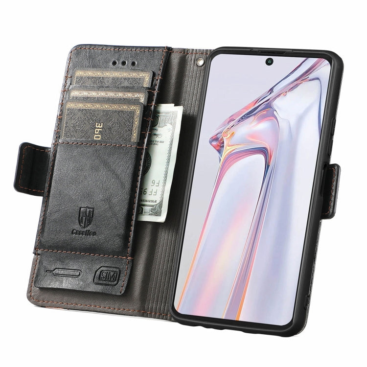 CaseNeo Business Splicing Dual Magnetic Buckle Horizontal Flip PU Leather Case with Holder & Card Slots & Wallet, For Blackview A100, For Infinix Note 10 Pro, For Oukitel C21 Pro, For OPPO Realme GT Master, For vivo V21, For ZTE Axon 30 5G             ...