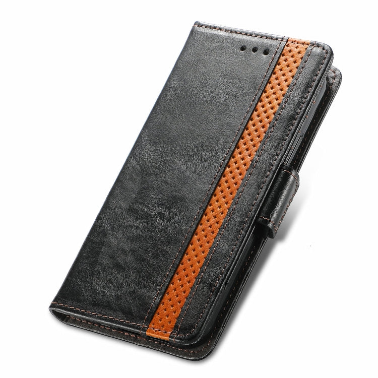 CaseNeo Business Splicing Dual Magnetic Buckle Horizontal Flip PU Leather Case with Holder & Card Slots & Wallet, For Blackview A100, For Infinix Note 10 Pro, For Oukitel C21 Pro, For OPPO Realme GT Master, For vivo V21, For ZTE Axon 30 5G             ...