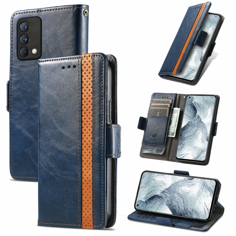 CaseNeo Business Splicing Dual Magnetic Buckle Horizontal Flip PU Leather Case with Holder & Card Slots & Wallet, For Blackview A100, For Infinix Note 10 Pro, For Oukitel C21 Pro, For OPPO Realme GT Master, For vivo V21, For ZTE Axon 30 5G             ...