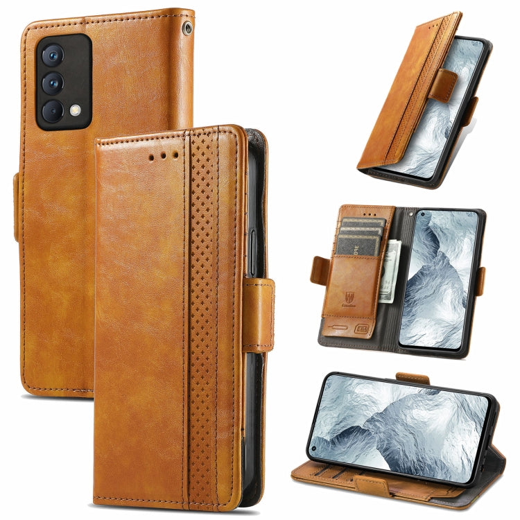 CaseNeo Business Splicing Dual Magnetic Buckle Horizontal Flip PU Leather Case with Holder & Card Slots & Wallet, For Blackview A100, For Infinix Note 10 Pro, For Oukitel C21 Pro, For OPPO Realme GT Master, For vivo V21, For ZTE Axon 30 5G             ...