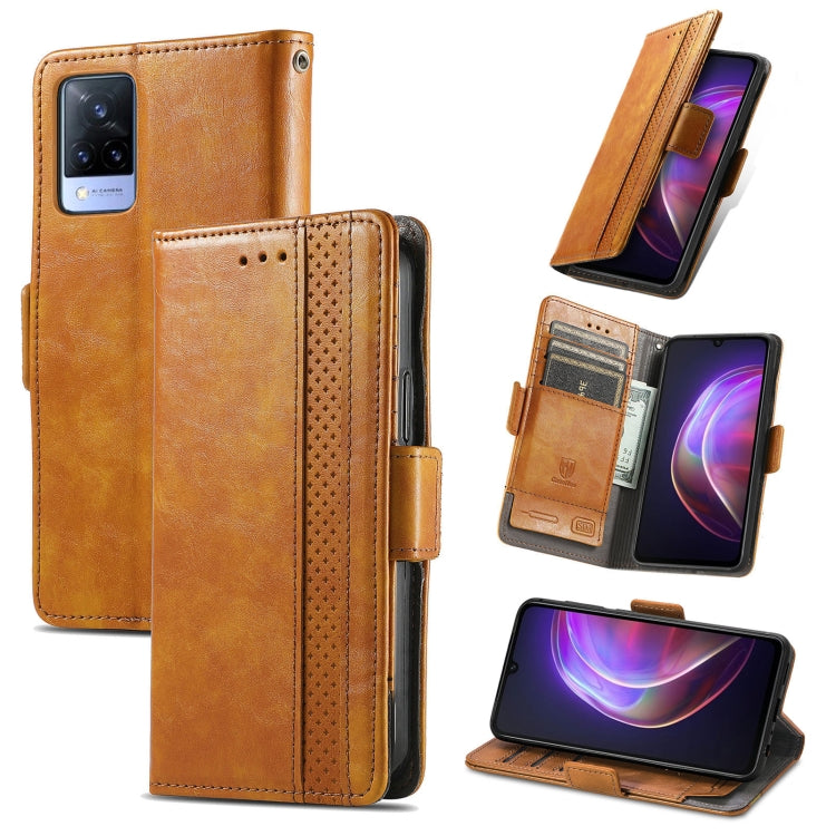 CaseNeo Business Splicing Dual Magnetic Buckle Horizontal Flip PU Leather Case with Holder & Card Slots & Wallet, For Blackview A100, For Infinix Note 10 Pro, For Oukitel C21 Pro, For OPPO Realme GT Master, For vivo V21, For ZTE Axon 30 5G             ...