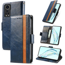 Load image into Gallery viewer, CaseNeo Business Splicing Dual Magnetic Buckle Horizontal Flip PU Leather Case with Holder &amp; Card Slots &amp; Wallet, For Blackview A100, For Infinix Note 10 Pro, For Oukitel C21 Pro, For OPPO Realme GT Master, For vivo V21, For ZTE Axon 30 5G             ...