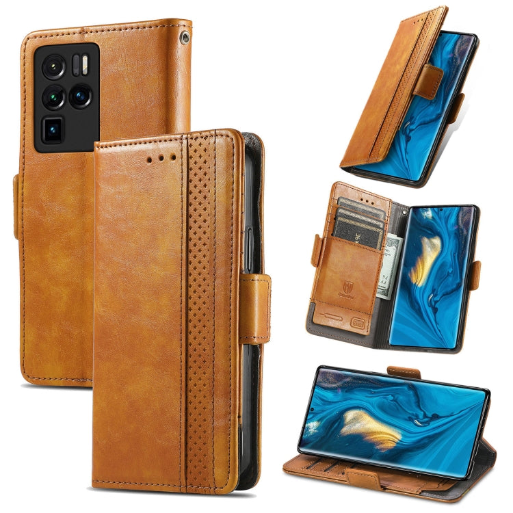 CaseNeo Business Splicing Dual Magnetic Buckle Horizontal Flip PU Leather Case with Holder & Card Slots & Wallet, For Blackview A100, For Infinix Note 10 Pro, For Oukitel C21 Pro, For OPPO Realme GT Master, For vivo V21, For ZTE Axon 30 5G             ...