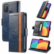Load image into Gallery viewer, CaseNeo Business Splicing Dual Magnetic Buckle Horizontal Flip PU Leather Case with Holder &amp; Card Slots &amp; Wallet, For Blackview A100, For Infinix Note 10 Pro, For Oukitel C21 Pro, For OPPO Realme GT Master, For vivo V21, For ZTE Axon 30 5G             ...