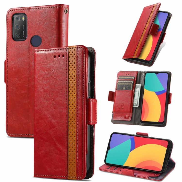 CaseNeo Business Splicing Dual Magnetic Buckle Horizontal Flip PU Leather Case with Holder & Card Slots & Wallet, For Blackview A100, For Infinix Note 10 Pro, For Oukitel C21 Pro, For OPPO Realme GT Master, For vivo V21, For ZTE Axon 30 5G             ...