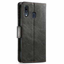 Load image into Gallery viewer, CaseNeo Business Splicing Dual Magnetic Buckle Horizontal Flip PU Leather Case with Holder &amp; Card Slots &amp; Wallet, For Samsung Galaxy A20, For Samsung Galaxy A30