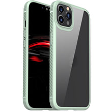 Load image into Gallery viewer, MG Series Carbon Fiber TPU + Clear PC Four-corner Airbag Shockproof Case, For iPhone 12 Pro Max, For iPhone 12 / 12 Pro, For iPhone 11 Pro, For iPhone 11 Pro Max