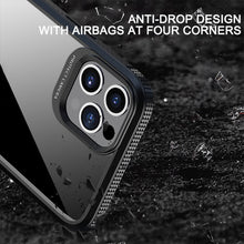 Load image into Gallery viewer, MG Series Carbon Fiber TPU + Clear PC Four-corner Airbag Shockproof Case, For iPhone 12 Pro Max, For iPhone 12 / 12 Pro, For iPhone 11 Pro, For iPhone 11 Pro Max