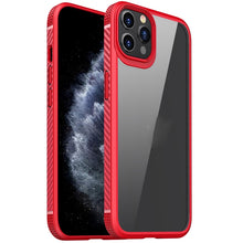 Load image into Gallery viewer, MG Series Carbon Fiber TPU + Clear PC Four-corner Airbag Shockproof Case, For iPhone 12 Pro Max, For iPhone 12 / 12 Pro, For iPhone 11 Pro, For iPhone 11 Pro Max