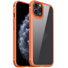 Load image into Gallery viewer, MG Series Carbon Fiber TPU + Clear PC Four-corner Airbag Shockproof Case, For iPhone 12 Pro Max, For iPhone 12 / 12 Pro, For iPhone 11 Pro, For iPhone 11 Pro Max