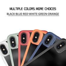 Load image into Gallery viewer, MG Series Carbon Fiber TPU + Clear PC Four-corner Airbag Shockproof Case, For iPhone X / XS, For iPhone XS Max, For iPhone XR