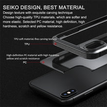 Load image into Gallery viewer, MG Series Carbon Fiber TPU + Clear PC Four-corner Airbag Shockproof Case, For iPhone X / XS, For iPhone XS Max, For iPhone XR