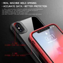 Load image into Gallery viewer, MG Series Carbon Fiber TPU + Clear PC Four-corner Airbag Shockproof Case, For iPhone X / XS, For iPhone XS Max, For iPhone XR