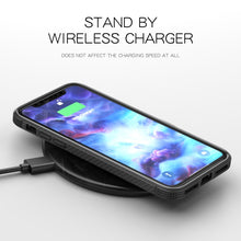 Load image into Gallery viewer, MG Series Carbon Fiber TPU + Clear PC Four-corner Airbag Shockproof Case, For iPhone X / XS, For iPhone XS Max, For iPhone XR
