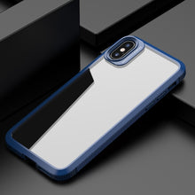 Load image into Gallery viewer, MG Series Carbon Fiber TPU + Clear PC Four-corner Airbag Shockproof Case, For iPhone X / XS, For iPhone XS Max, For iPhone XR