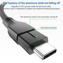Load image into Gallery viewer, 100W USB-C / Type-C 4.0 Male to USB-C / Type-C 4.0 Male Full-function Data Cable for Thunderbolt 3, 0.5m, 0.8m, 1m