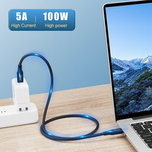 Load image into Gallery viewer, 100W USB-C / Type-C 4.0 Male to USB-C / Type-C 4.0 Male Full-function Data Cable for Thunderbolt 3, 0.5m, 0.8m, 1m