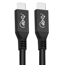 Load image into Gallery viewer, 100W USB-C / Type-C 4.0 Male to USB-C / Type-C 4.0 Male Full-function Data Cable for Thunderbolt 3, 0.5m, 0.8m, 1m