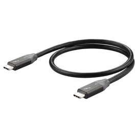 100W USB-C / Type-C 4.0 Male to USB-C / Type-C 4.0 Male Two-color Full-function Data Cable for Thunderbolt 3, 0.95m, 1.22m