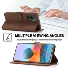 Load image into Gallery viewer, LC.IMEEKE Calf Texture Horizontal Flip Leather Case with Holder &amp; Card Slots &amp; Wallet, For Xiaomi Redmi 10