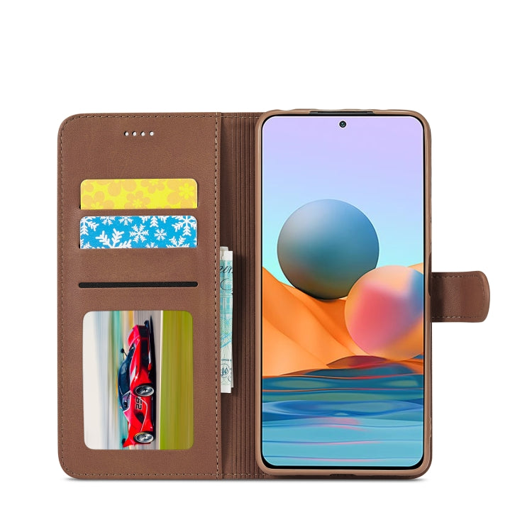 LC.IMEEKE Calf Texture Horizontal Flip Leather Case with Holder & Card Slots & Wallet, For Xiaomi Redmi 10