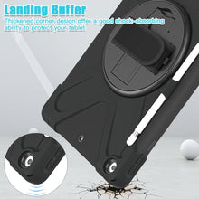 Load image into Gallery viewer, Silicone + PC Protective Case with Holder &amp; Shoulder Strap, For iPad 10.2 2021 / 2020 / 2019
