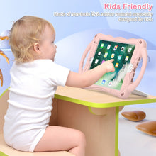 Load image into Gallery viewer, Cute Cat King Kids Shockproof EVA Protective Case with Holder &amp; Shoulder Strap &amp; Handle, For iPad mini 2019 / 4 / 3 / 2 / 1